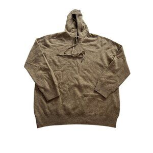 LOVAU Knit Hoodie in Tan